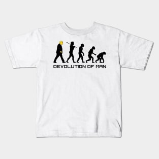 Devolution Of Man Kids T-Shirt